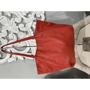 Loewe Red Leather Women's Tote Bag